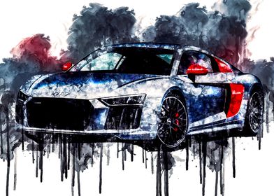 Car 2018 Audi R8 