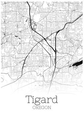 Tigard Oregon city map