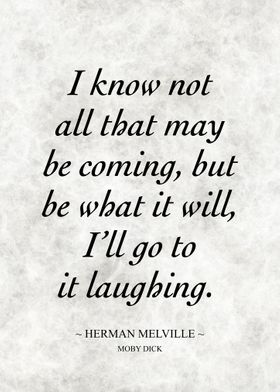 Herman Melville Quote