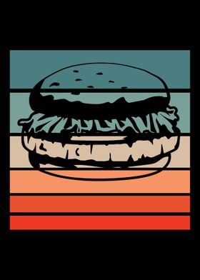 Burger Retro Vintage