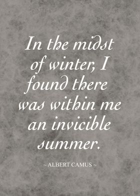 Albert Camus Quote