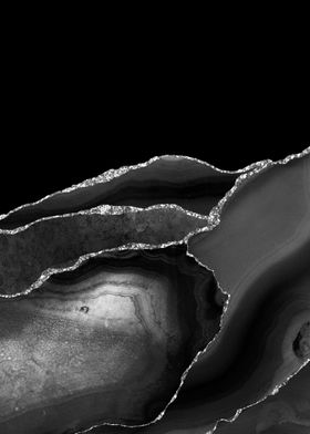 Black Silver Agate 04