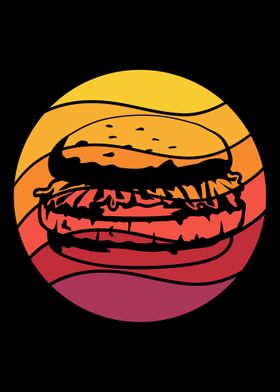 Burger Retro Vintage