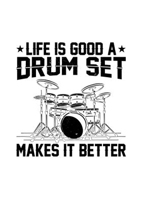 Drummer Drum Set Gift Idea