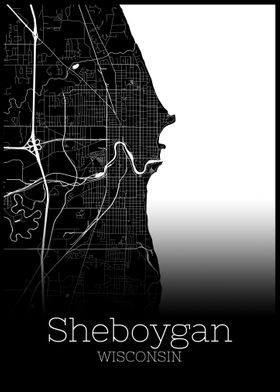 Sheboygan Wisconsin map