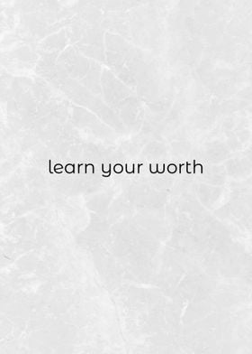 Learn Your Worth