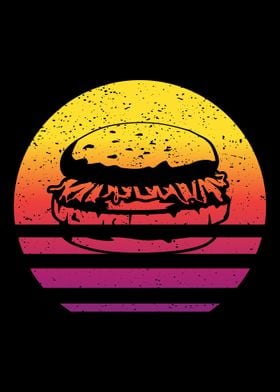 Burger Retro Vintage