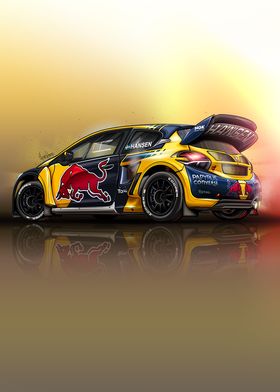 Peugeot 208 RX Artwork