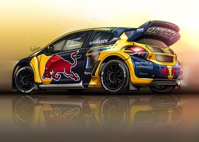 Peugeot 208 RX Artwork