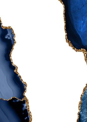 Navy Gold Agate Texture 29