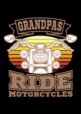 Biker Grandpa Fathers Day