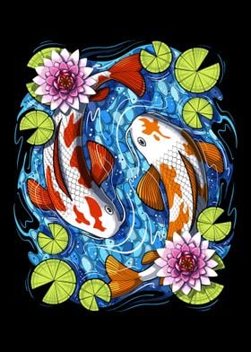 Japanese Koi Fish 