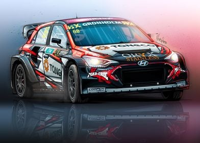 Hyundai i20N Super Car Art