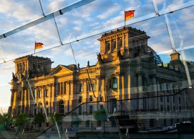 Reichstag Glass Reflection