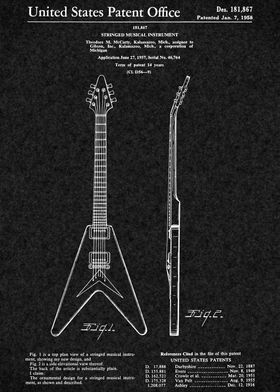 Mccarty Guitar Patent 1958