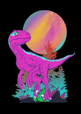 Retro Velociraptor 