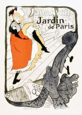 Jane Avril Jardin de Paris