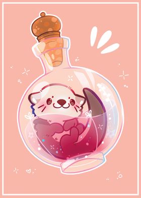 Otter In A Bottle