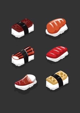 Sushi Wall Art Decor