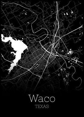 Waco Texas map