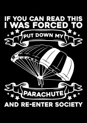 Skydiving Paratrooper