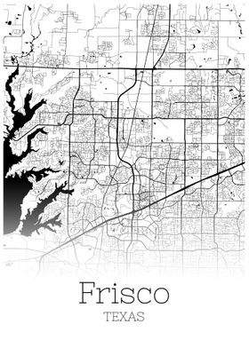 Frisco Texas city map