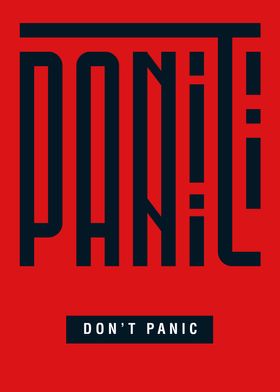 Dont Panic Typography