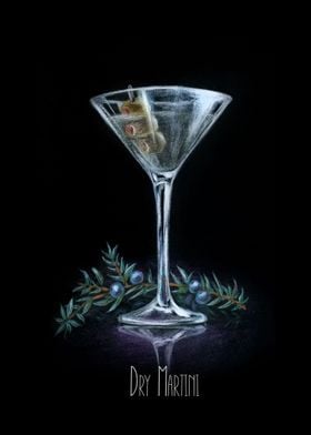 Dry Martini cocktail