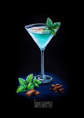 Grasshopper cocktail