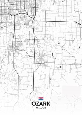 Ozark Mo Zoning Map Ozark Mo' Poster By Imr Designs | Displate