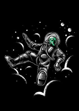 Alien Astronaut Falling