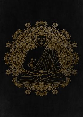 Sitting Buddha Mandala