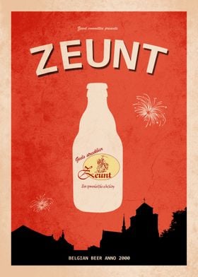 Vintage Zeunt Belgian Beer