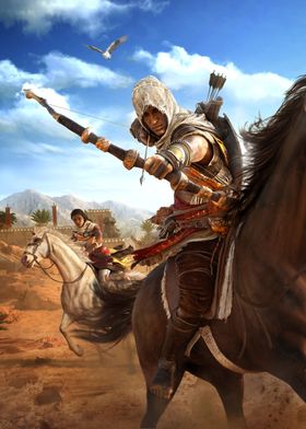 Poster Assassins Creed Origins - Bayek, Wall Art, Gifts & Merchandise