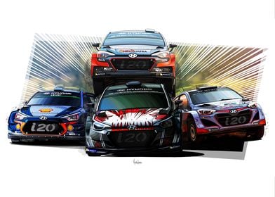 Hyundai Motorsport Poster