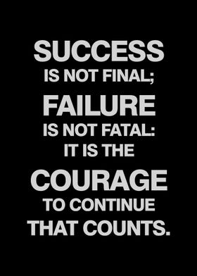 FAILURE IS NOT FATAL