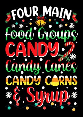 Candy Canes Corns Sweets
