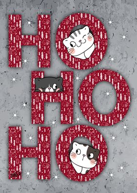 Ho Ho Ho Christmas Cats