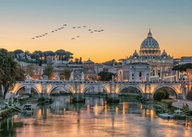 Early morning in Rome