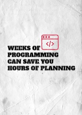 Weeks of Programming