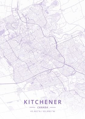 Kitchener Canada Poster By Designer Map Art Displate   2ad7d1385911f5fdc0cf033087c6ed42 86d7ebe815a2cdf286da20cdfe7ffbee 