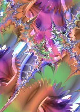 Trippy Colorful Fractal