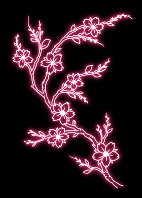 Neon Flower