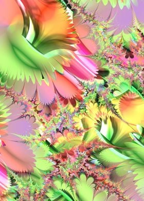 Vibrant Groovy Fractal