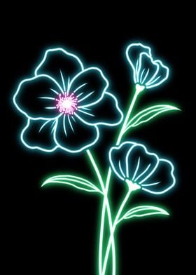 Neon Flower