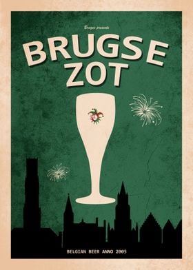 Vintage Brugse Zot Beer