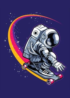 Speeding Astronaut