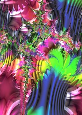 Psychedelic Groovy Fractal