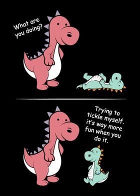 Tickle Myself Dinosaur Fan