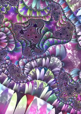 Vibrant Shiny Fractal